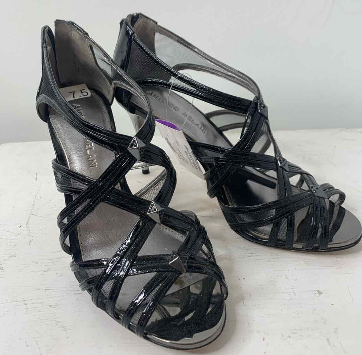 Antonio Melani Black W Shoe Size 7.5 high heel