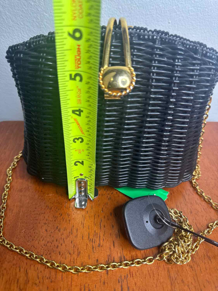 Black evening bag