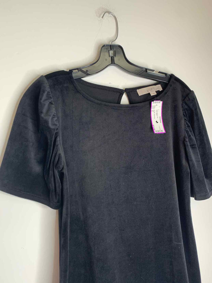 Loft Women Size S Black short sleeve top