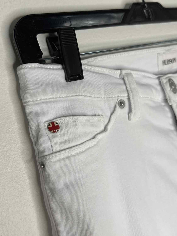 Hudson Size 28 White Jeans
