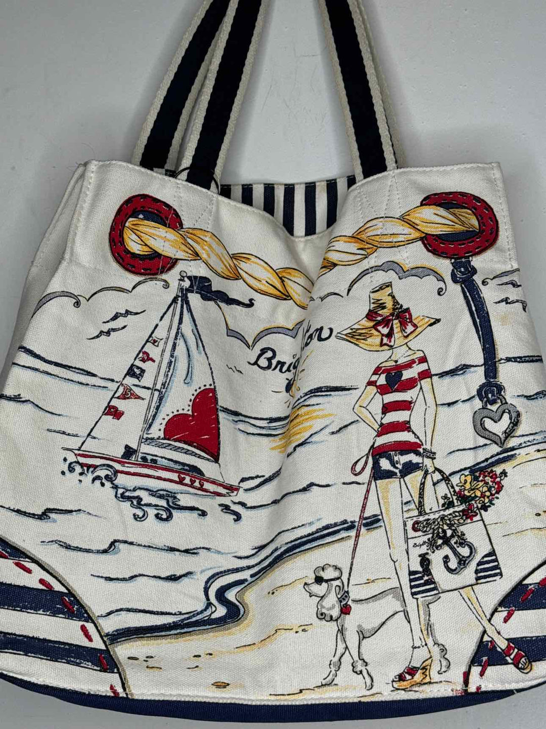 Brighton Navy tote bag