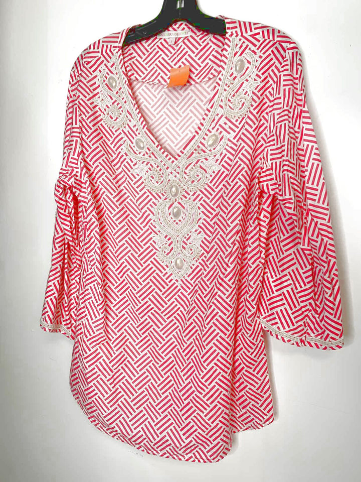 Barbara Gerwit Women Size L Hot Pink long sleeve top