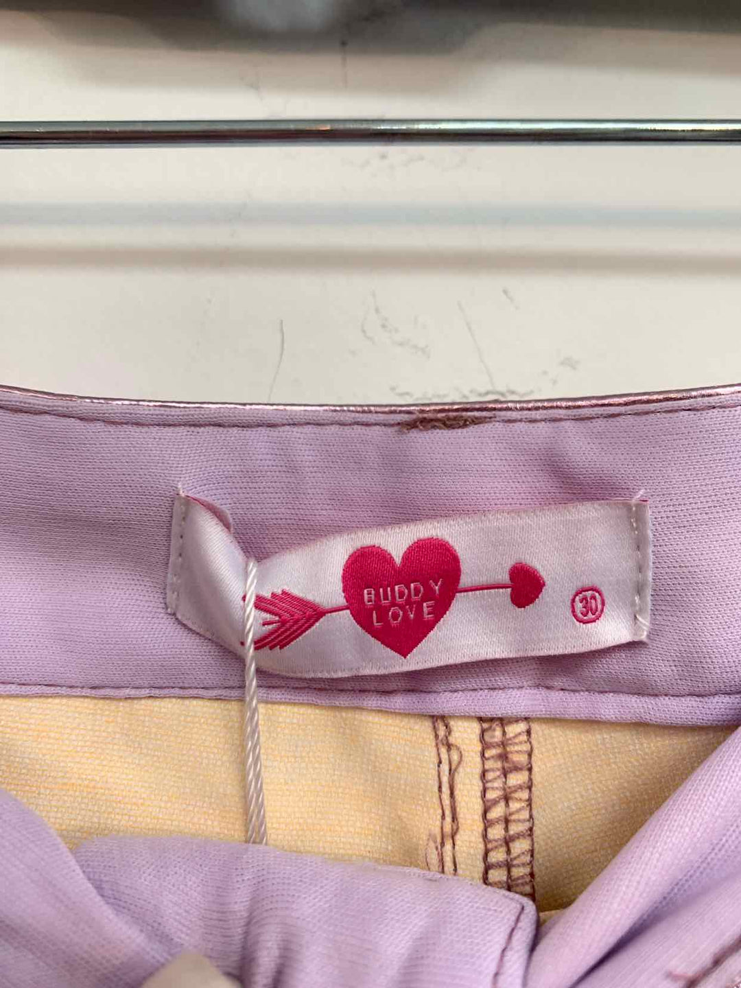 Buddy Love Size 30 Pink NWT Shiny casual