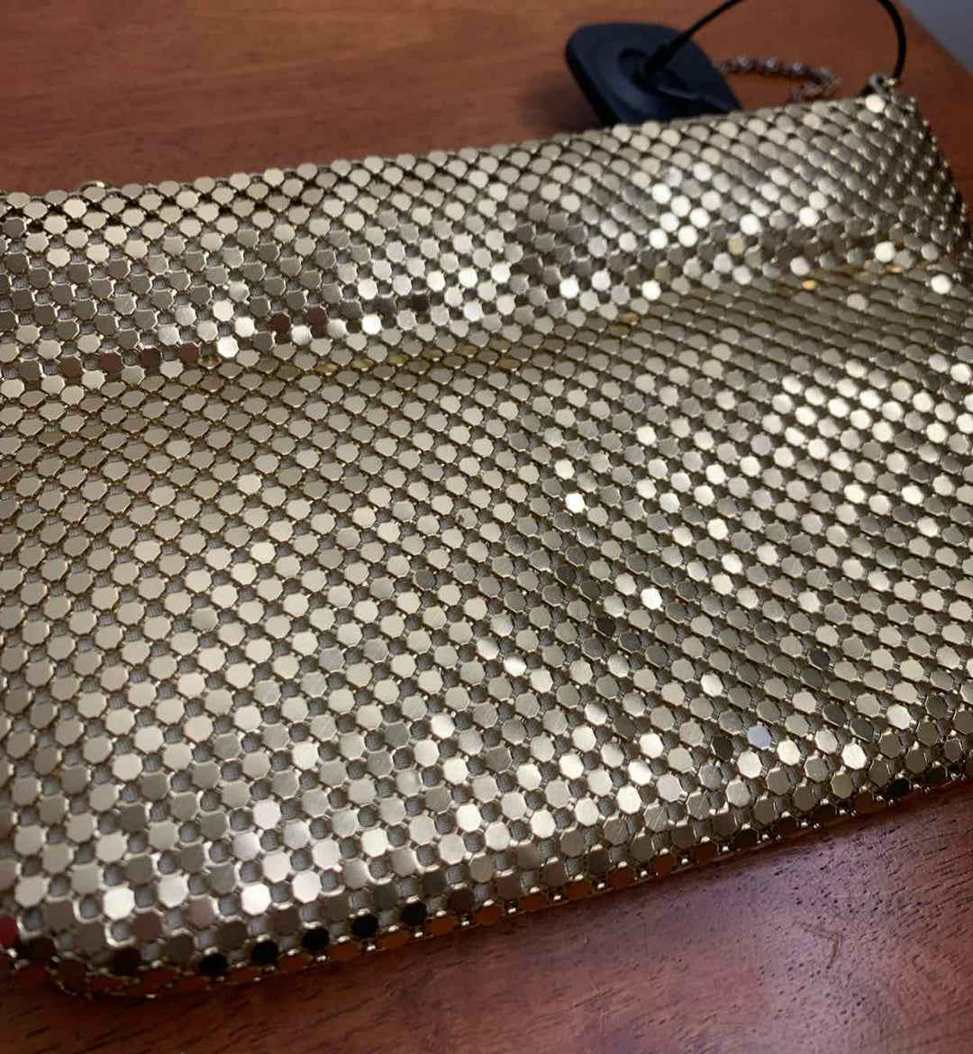 gold evening bag