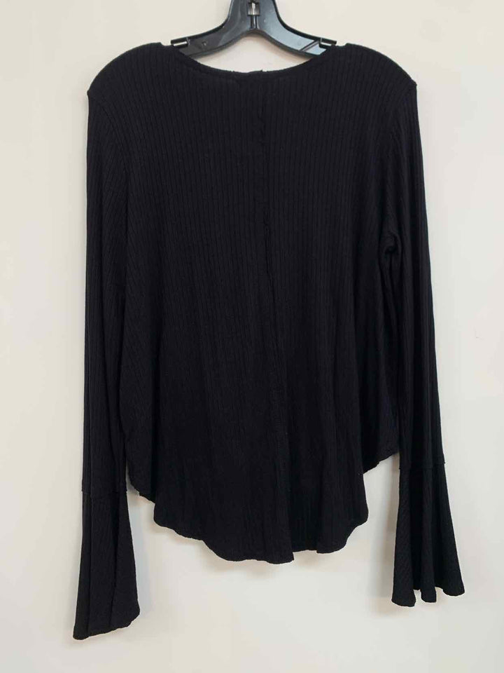 Lucky Brand Size S Black long sleeve top