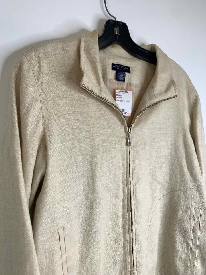 Ann Taylor Beige Women Size S jacket