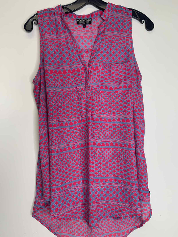 PaperMoon Women Size L Hot Pink sleeveless