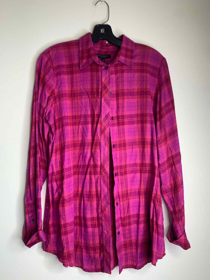 Banana Republic Women Size M Hot Pink long sleeve top