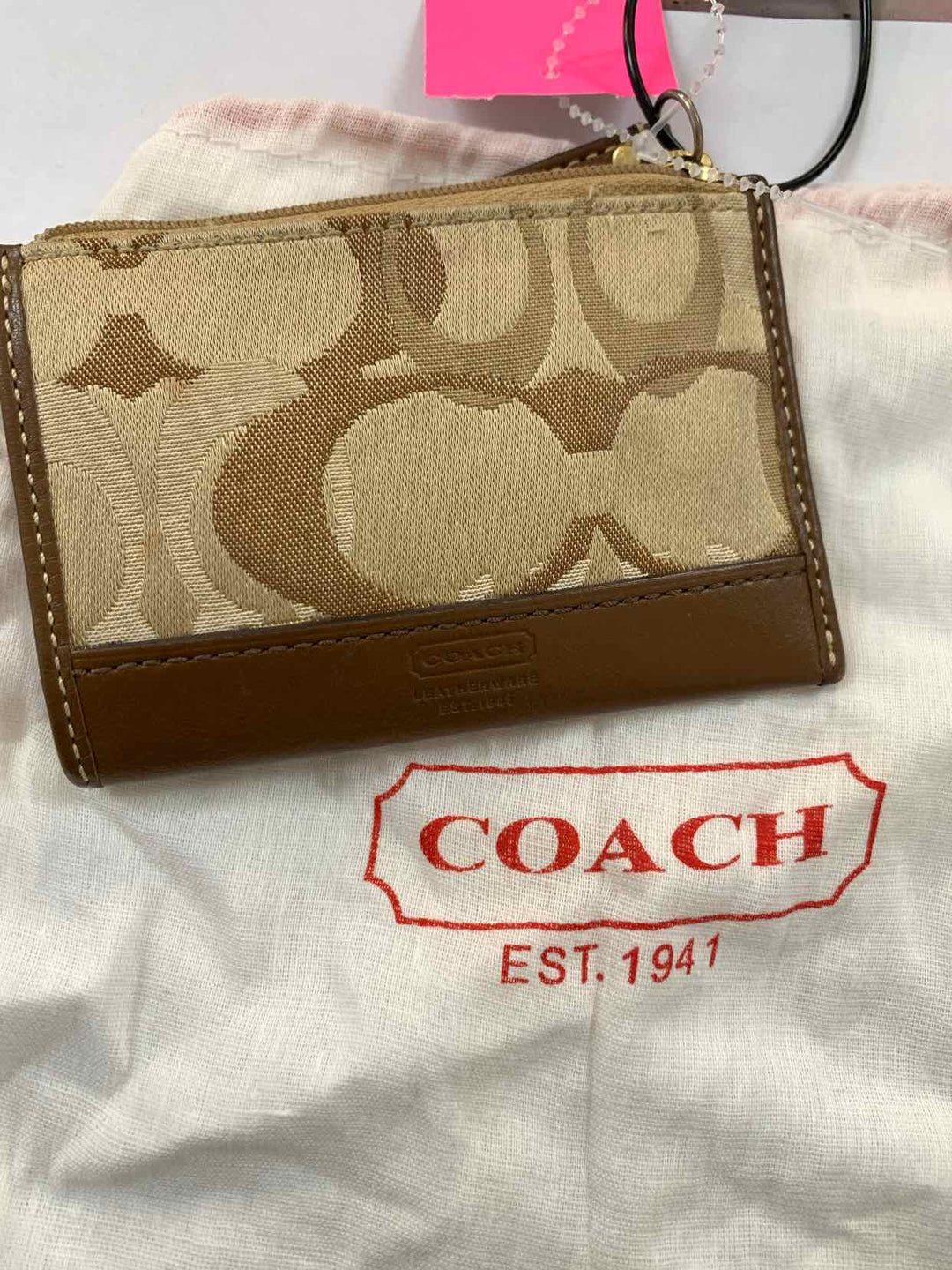 Coach Brown Print wallet
