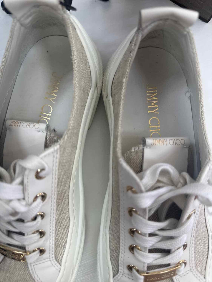 Jimmy Choo White W Shoe Size 38 athletic sneaker