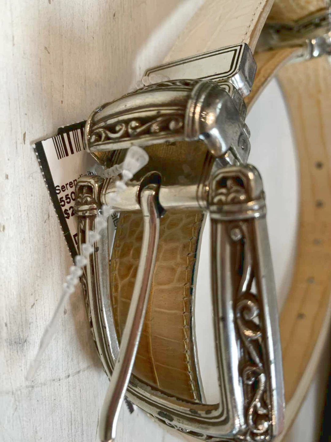 Brighton Size Large White Belt