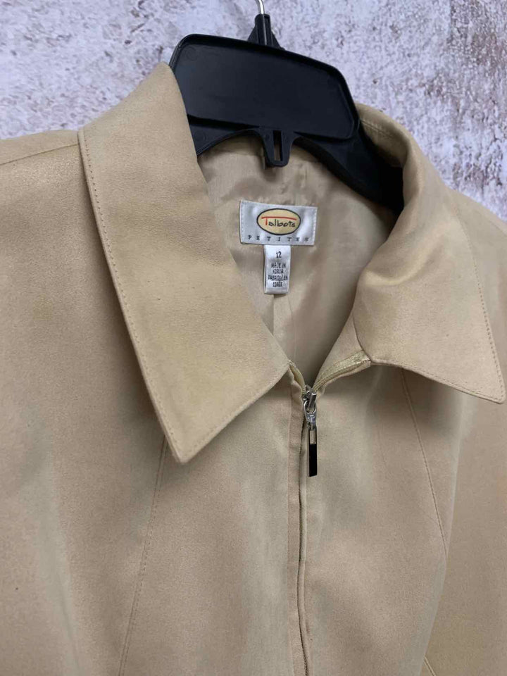 Talbots tan Women Size 12 jacket