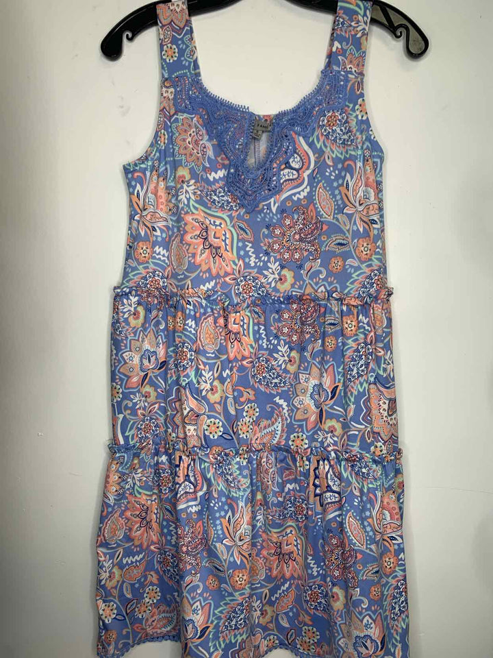 Women Size S Absolutley Fabulous Blue Sleeveless Dress