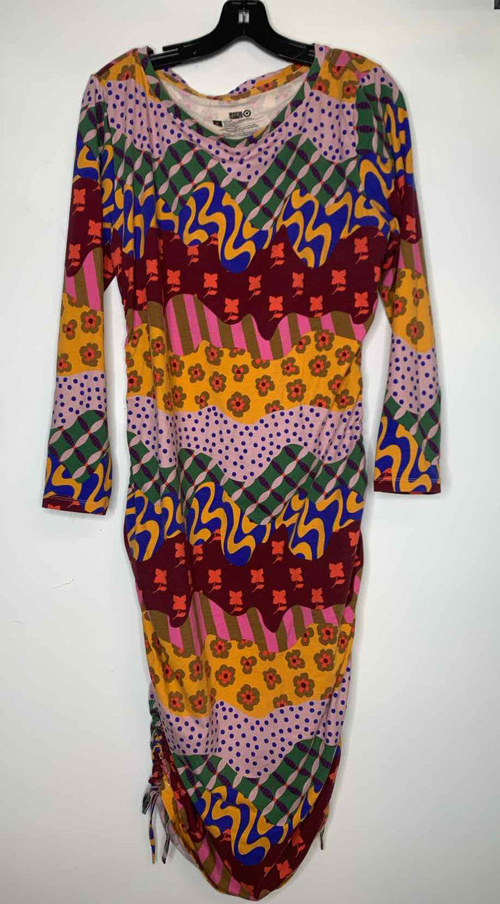 Women Size XL Multi-Color long sleeve dress
