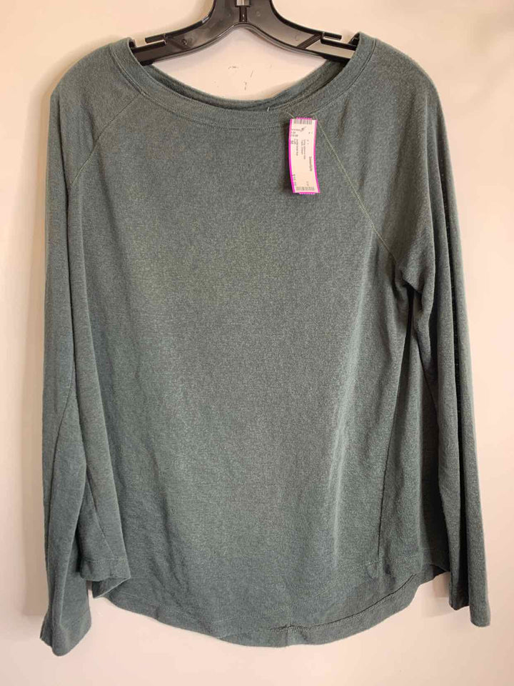 Loft Women Size M Green long sleeve top