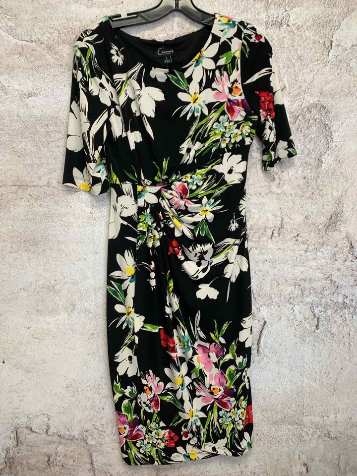 Connected Size 6 Multi-Color Gathered Side short sleeve