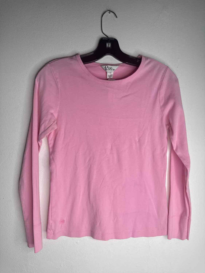Lilly Pulitzer Size S Pink Scoop Neck long sleeve top