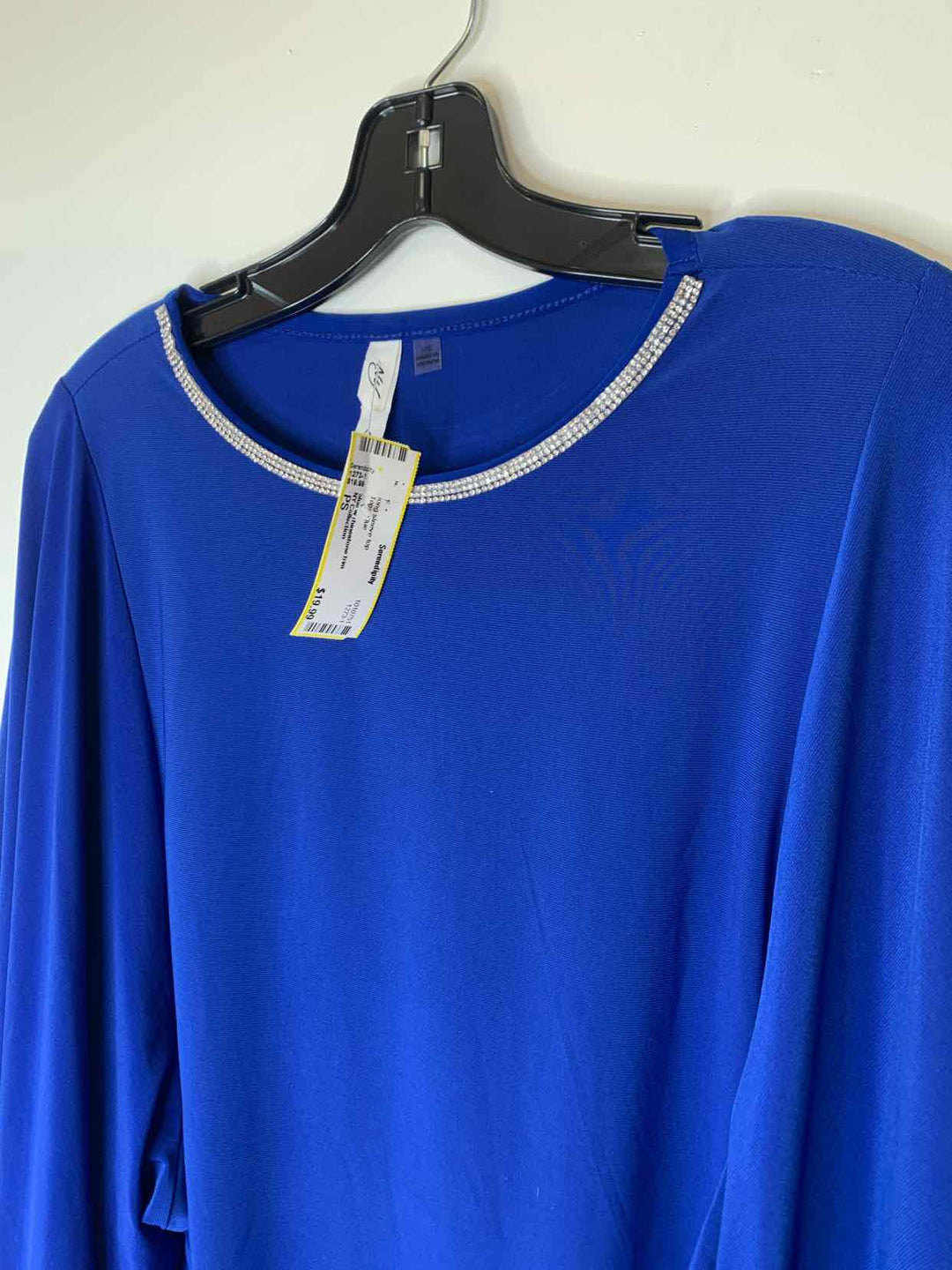 NY Collection Women Size PS Blue long sleeve top