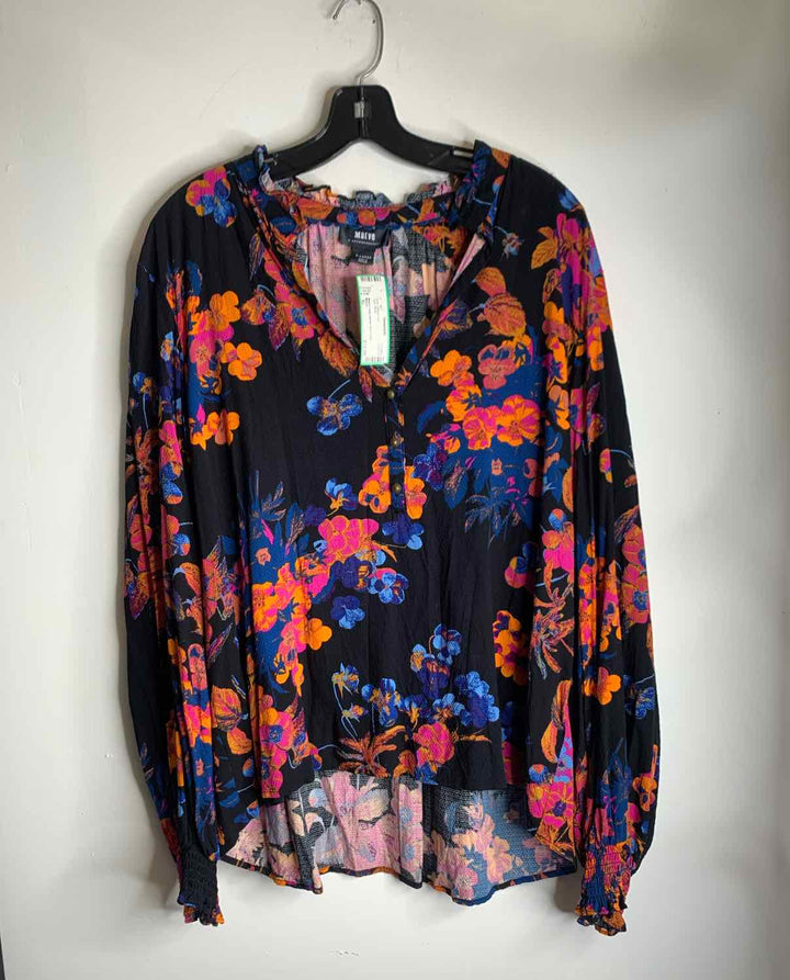 Maeve Size XL Floral long sleeve top