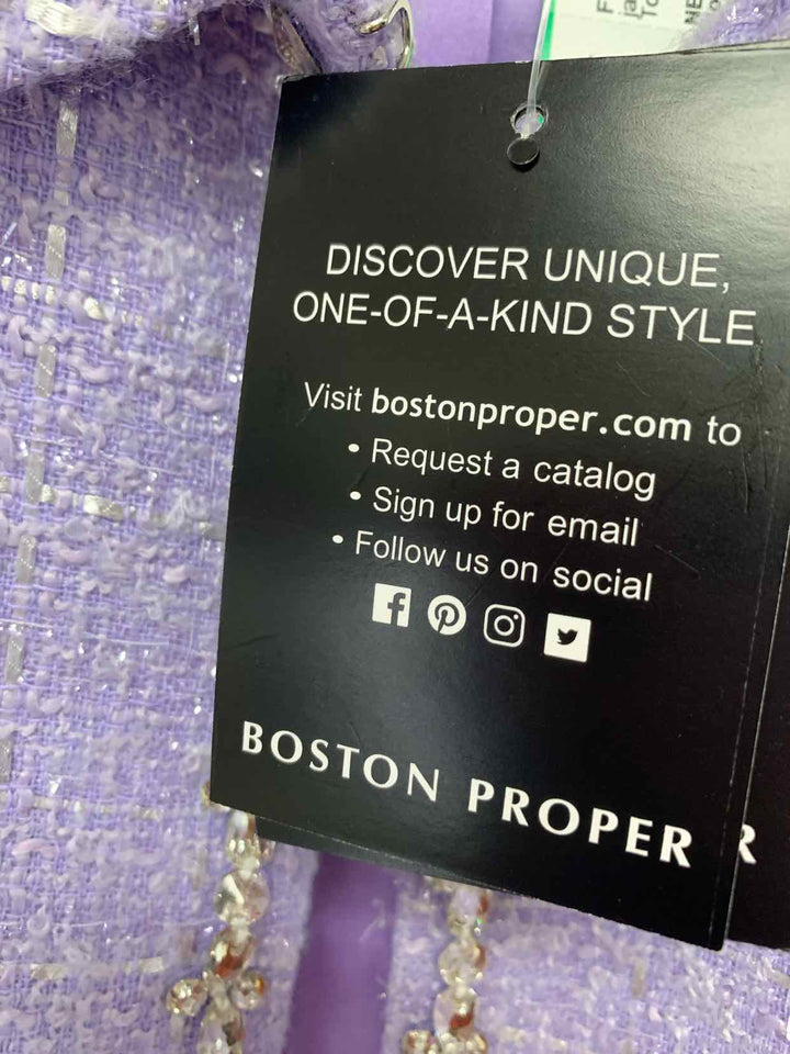 Boston Proper Lavender Women Size 16 jacket