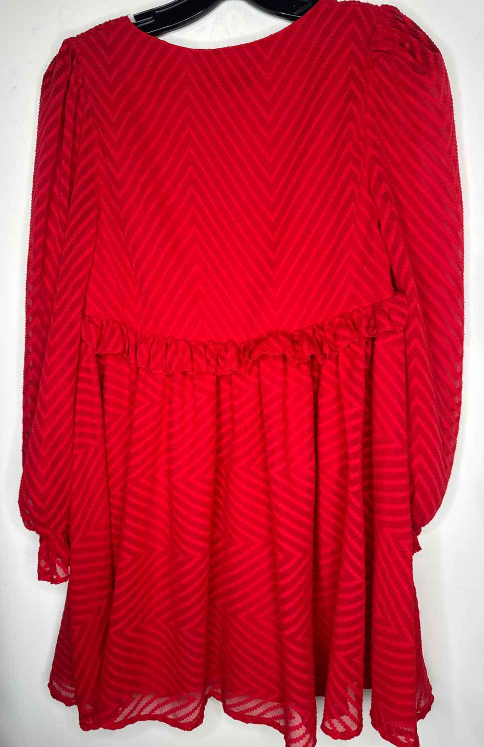 Women Size 6 Asos Red long sleeve dress