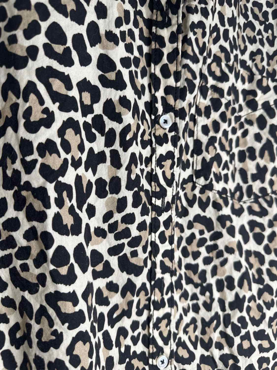 Maeve Size S Animal Print Button Down long sleeve top