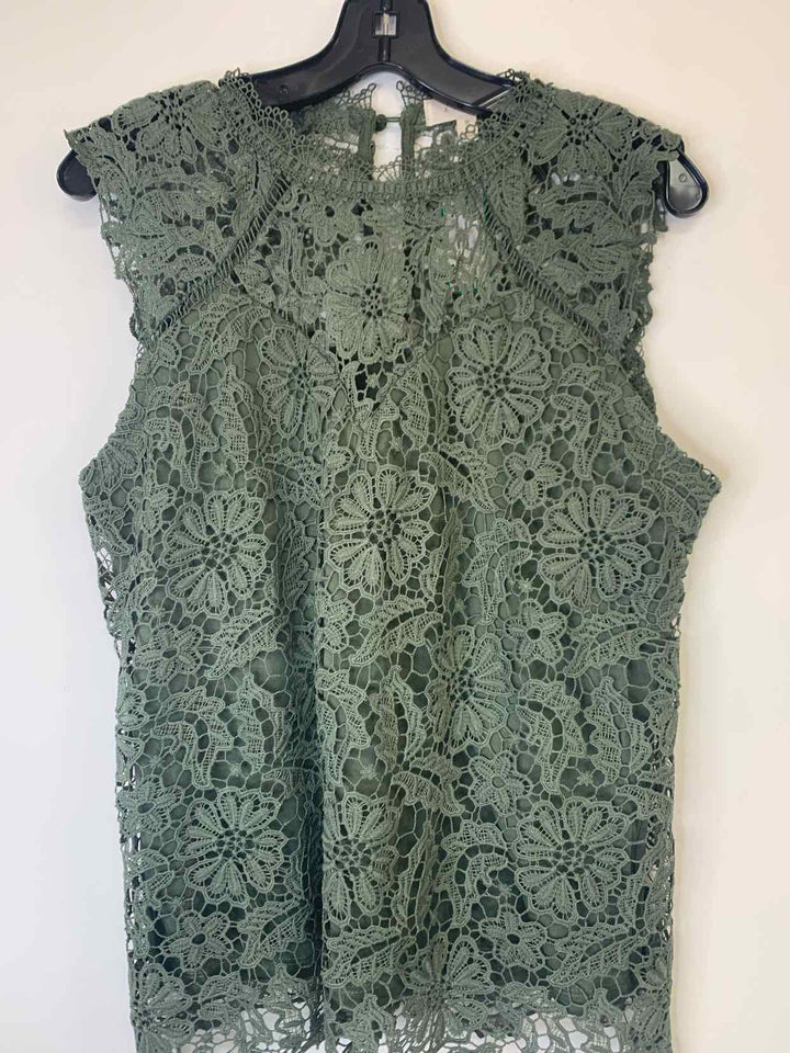 Adiva Women Size S Green sleeveless