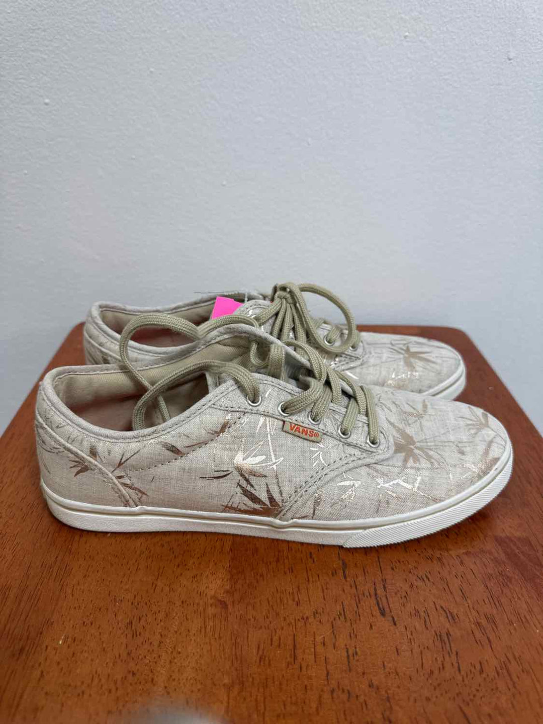 Vans Cream athletic sneaker