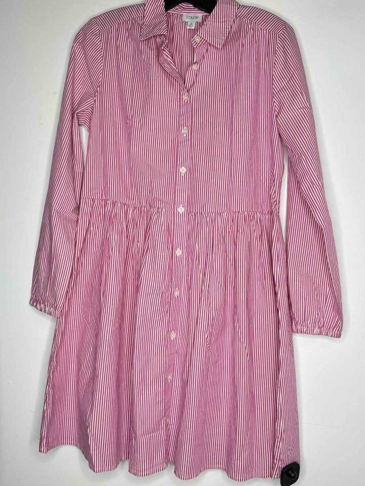 Women Size 6 J Crew striped long sleeve dress