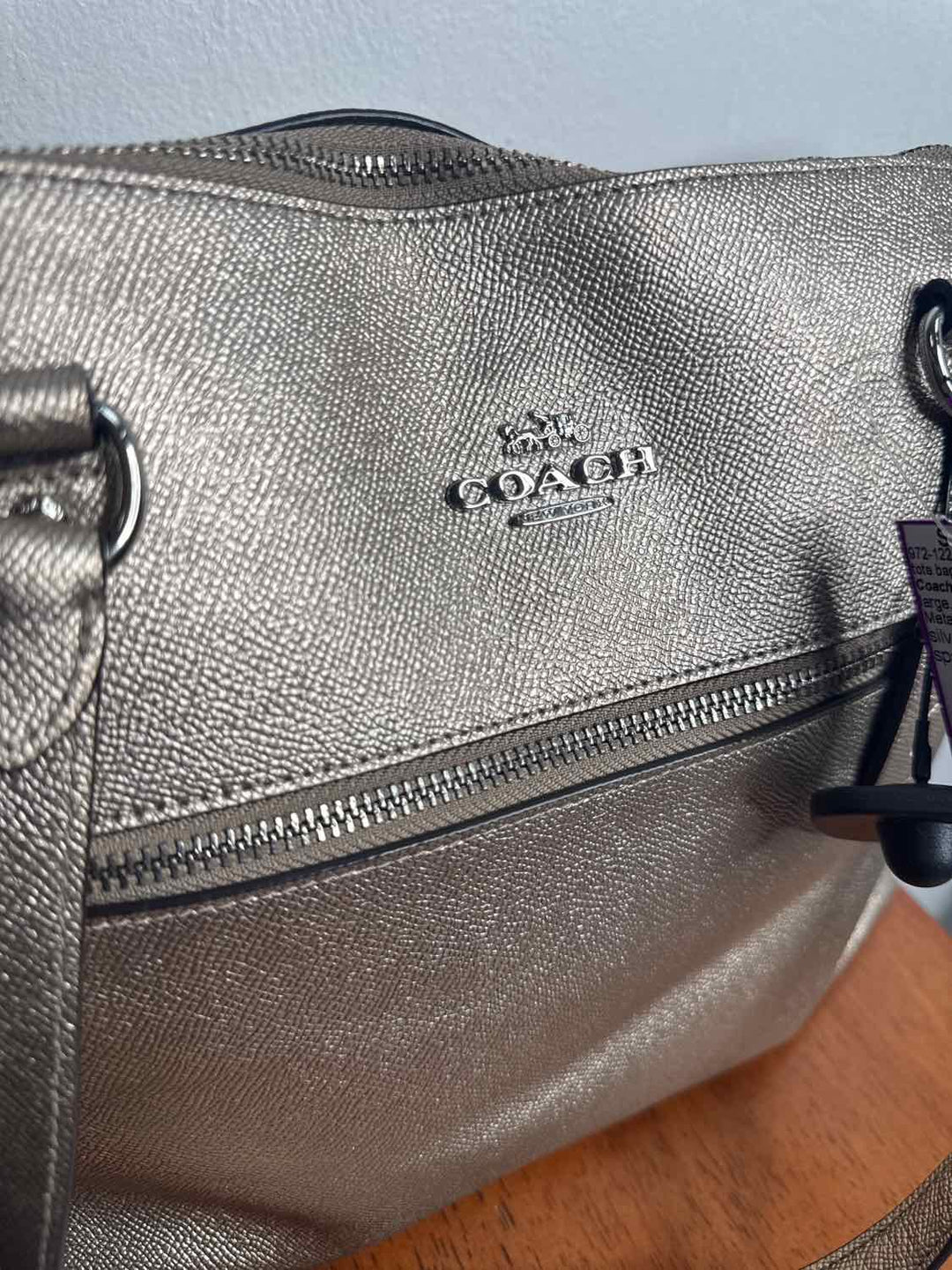 Coach Gold tote bag