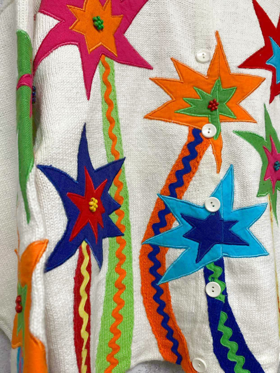 Jane's Closet Size XL Multi-Color Button Down sweater
