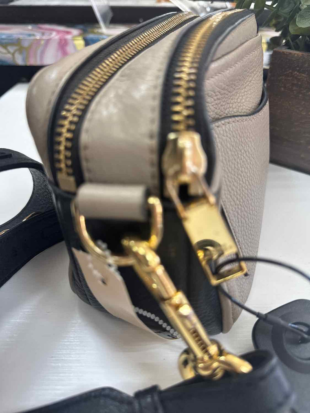 Marc Jacobs taupe shoulder bag