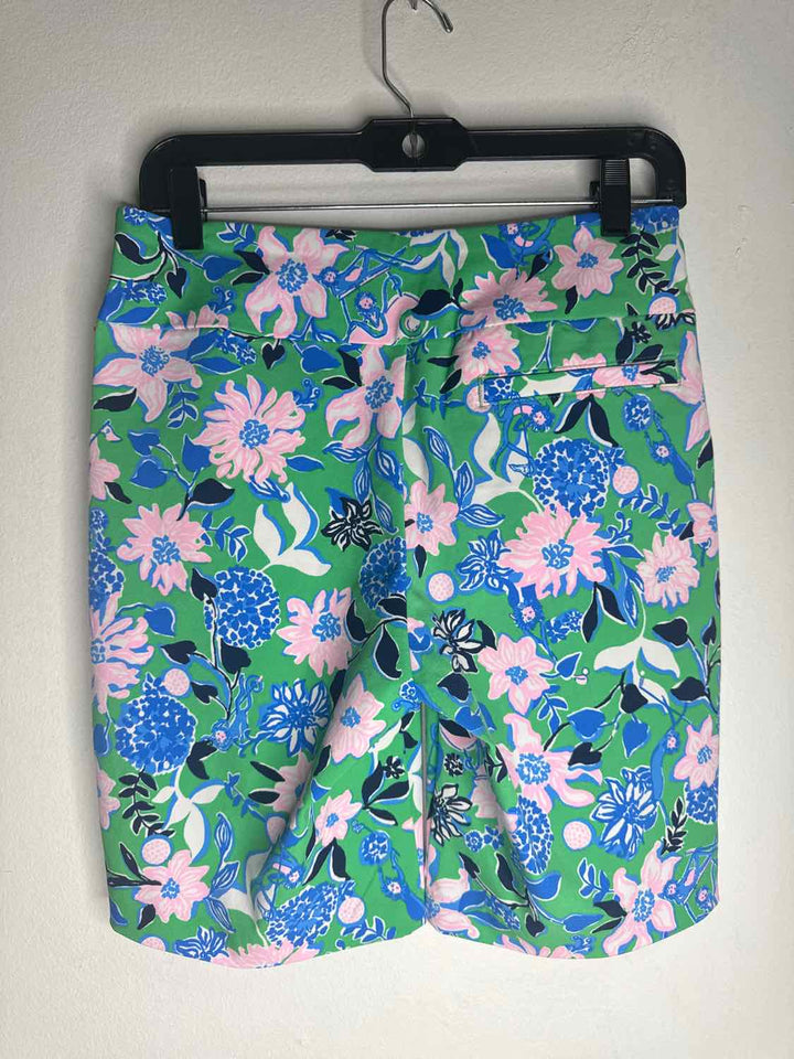 Lilly Pulitzer Size 4 Green Floral casual