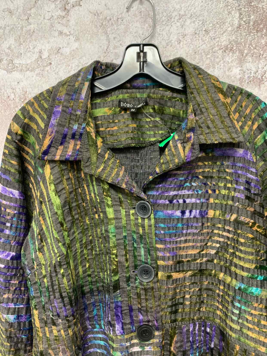 Boho Chic Multi-Color Women Size M jacket