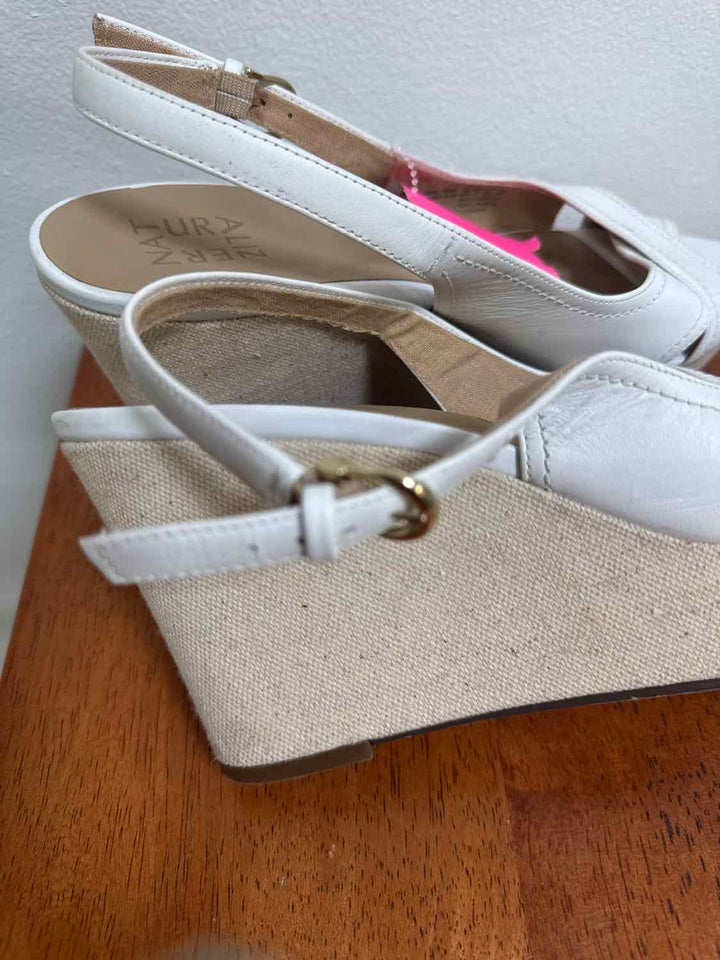Naturalizer Shoe Size 10 White wedge