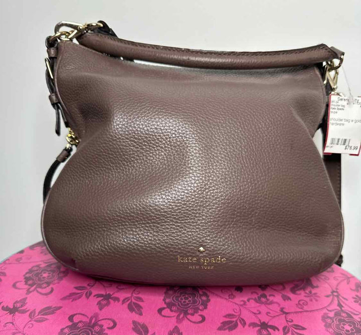 Kate Spade taupe shoulder bag