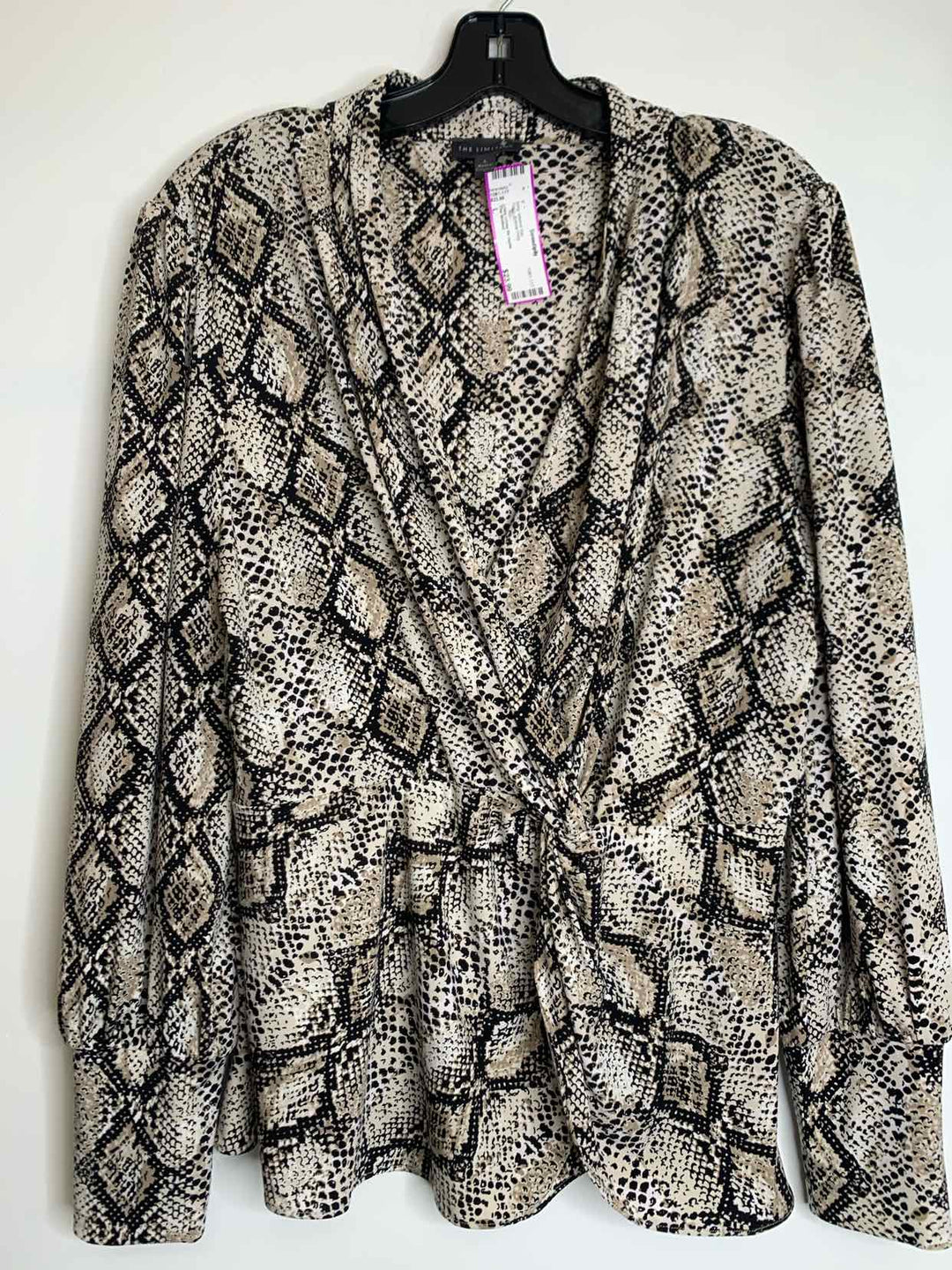 The limited Women Size L Animal Print long sleeve top