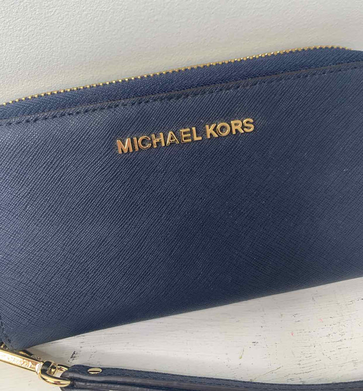 Michael Kors Navy wristlet