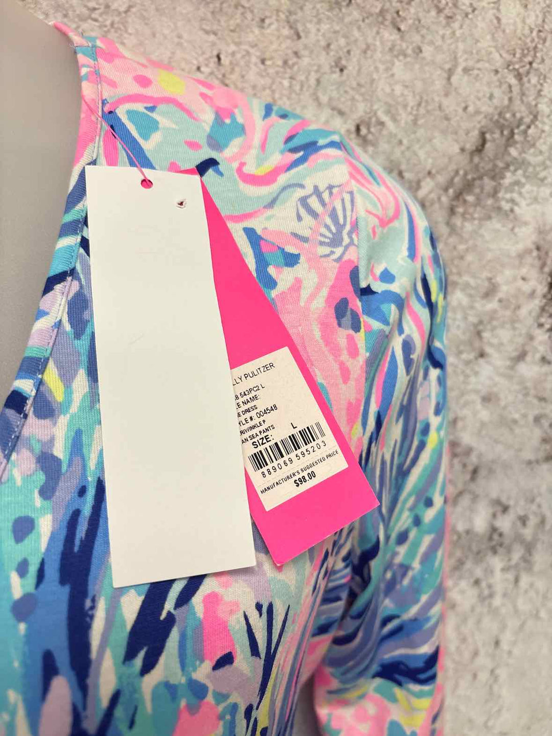 Lilly Pulitzer Size L Multi-Color Floral sundress
