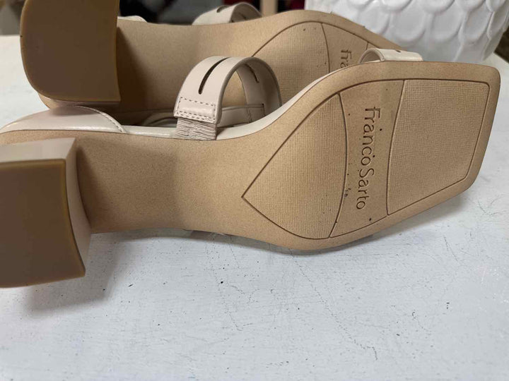 Franco Sarto Shoe Size 8.5 Ivory medium sandal