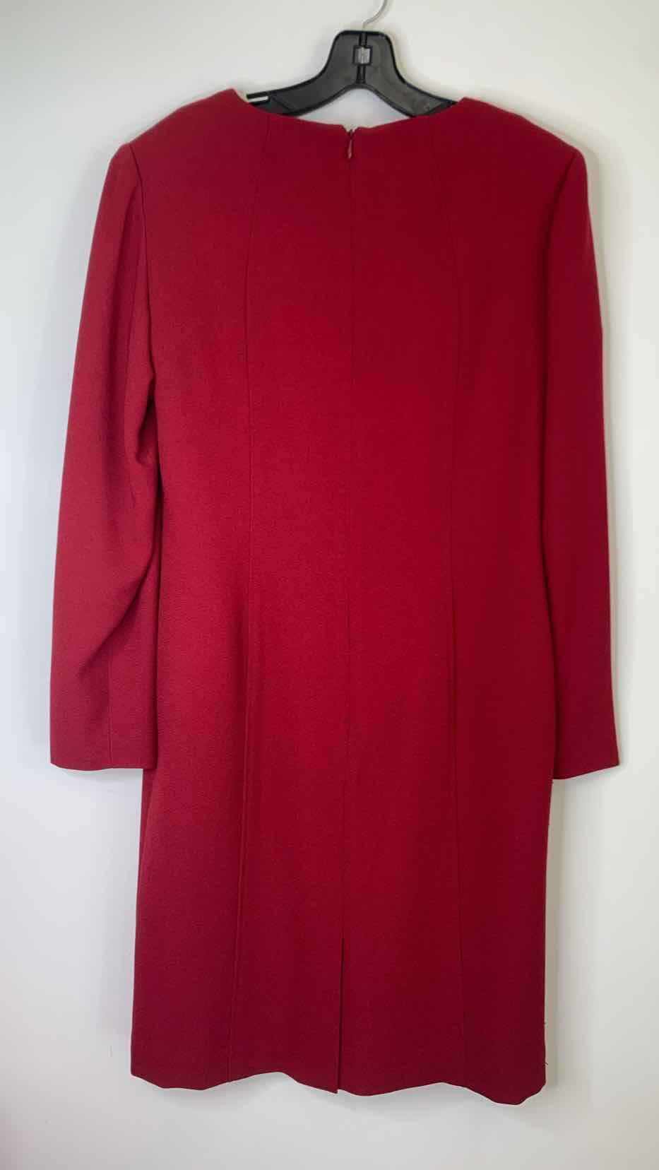 Women Size 8 Talbots Burgundy long sleeve dress