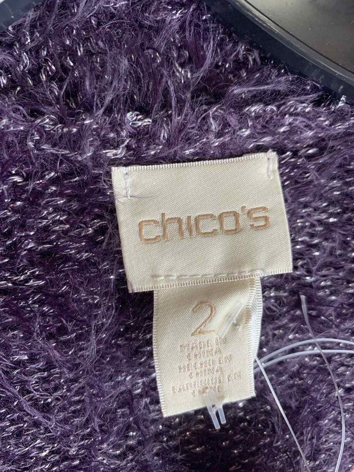 Chicos purple Women Size 2 sweater