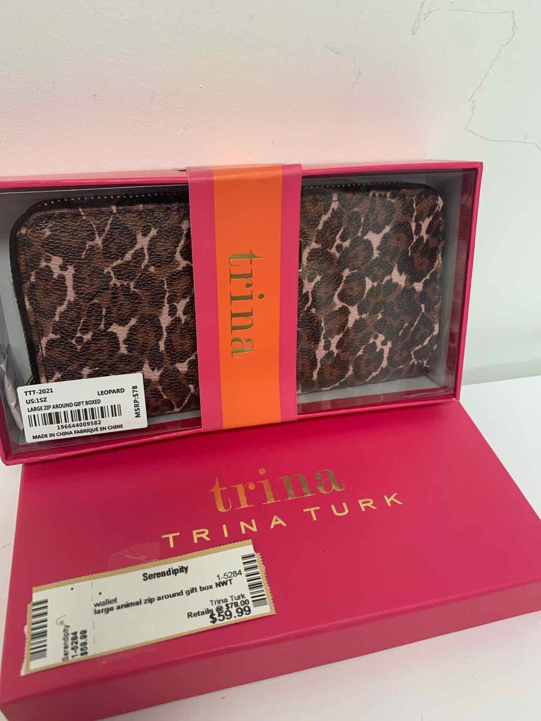 Trina Turk Animal Print wallet