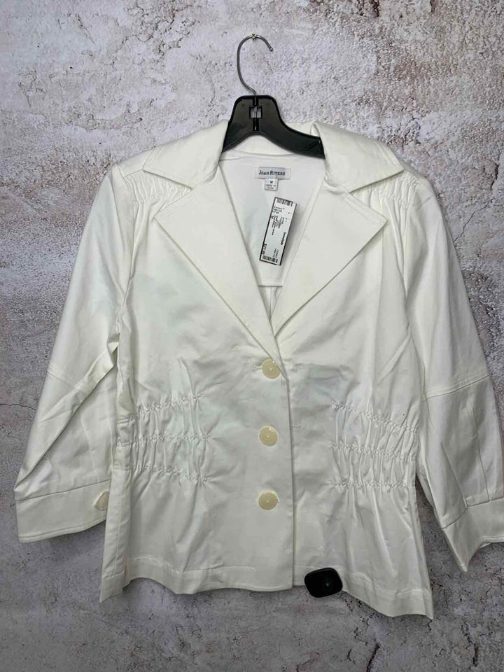 Joan Rivers White Women Size M jacket