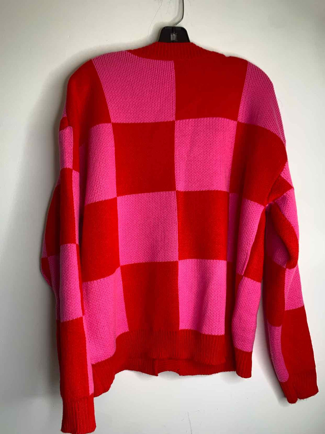 Women Size L Hot Pink cardigan