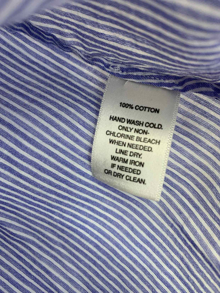 White Black Market Size 4 Striped long sleeve top