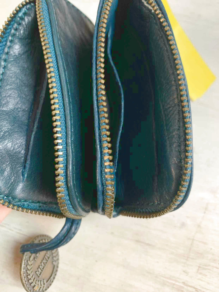 Wanderers Travel Co. Blue wallet