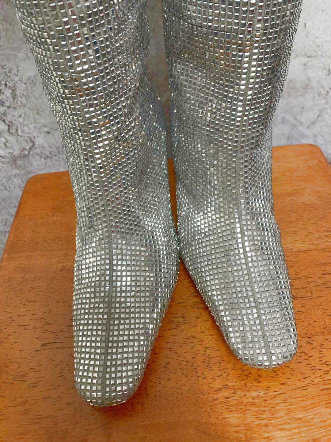 lolacruz silver W Shoe Size 40 boots high