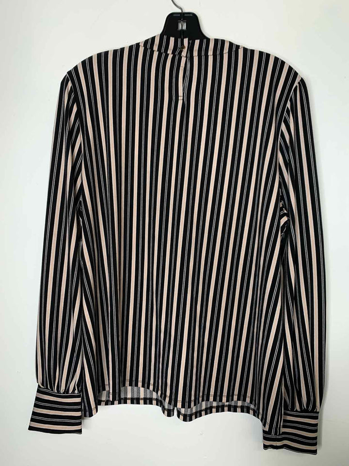Adrianna Papell Women Size XL striped long sleeve top