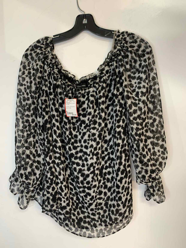 INC International Concepts Women Size XL Black long sleeve top